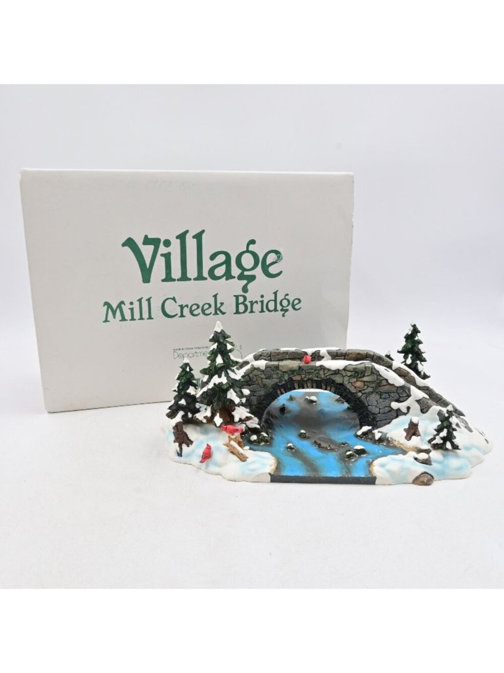 Department 56 Mill Creek Bridge 52635 Snow Village Christmas Accessory w/ Box